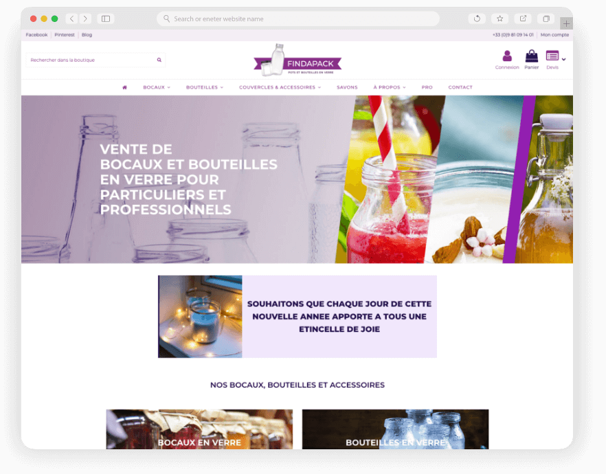 Findapack Création Site E-commerce