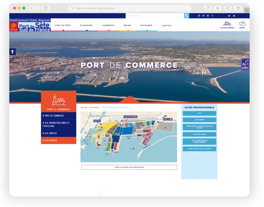 Port de Sète commerce